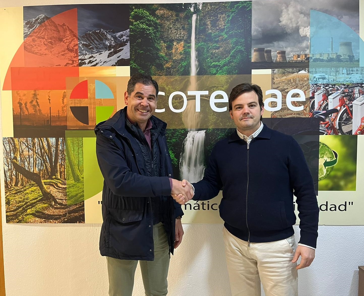 Daniel García - CEO de Ecoterrae y Javier Trinidad Gerente de Limpiezas La Trinidad
